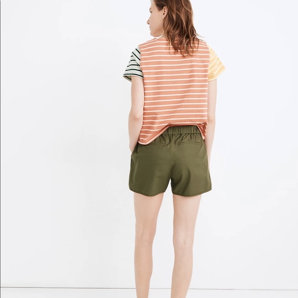 Madewell Pull-On Shorts Desert Olive Size XS - Picture 2 of 4
